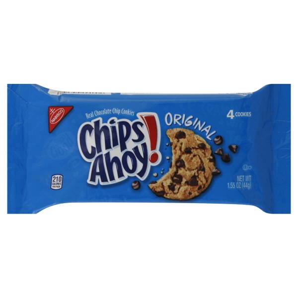 9700824 1.55 Oz Chips Ahoy Chocolate Chip Cookies, Black - Pack of 12