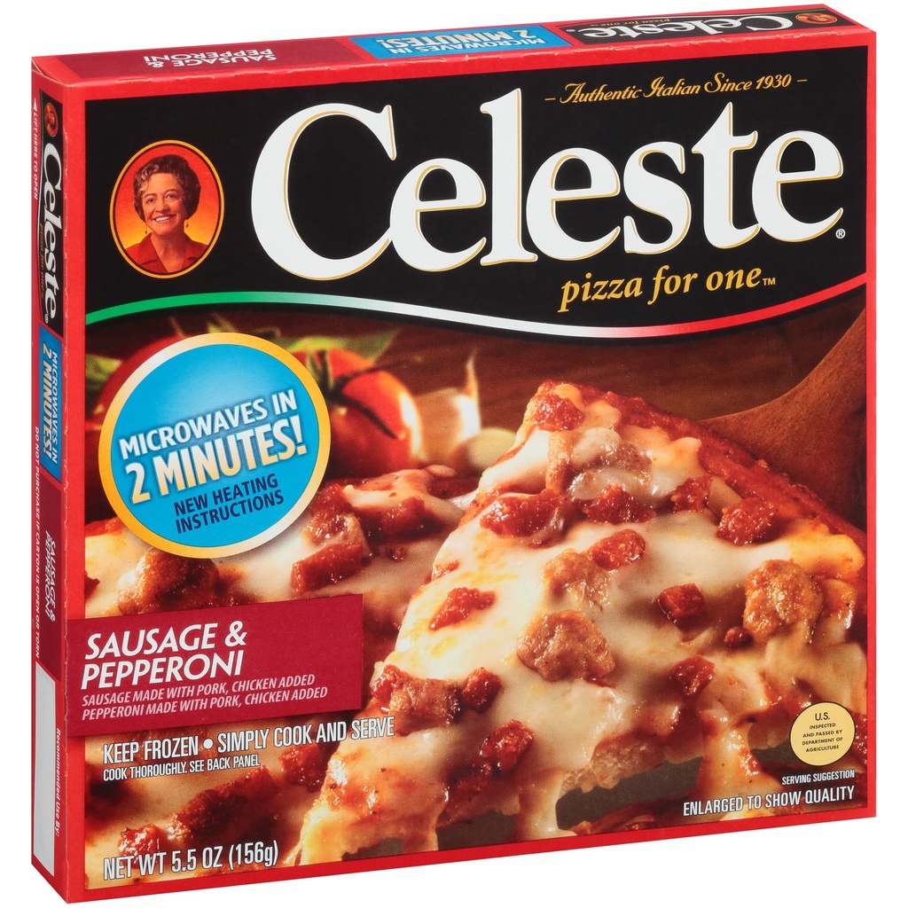 Sausage & Pepperoni Frozen Pizza for One