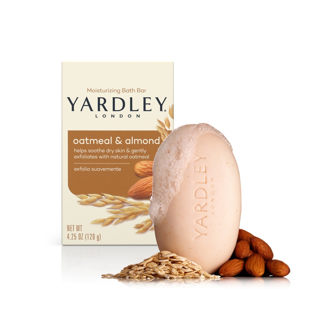 Yardley of London Yardley Oatmeal Almond Bar Soap 4.25 Oz