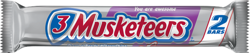 3 Musketeers, Milk Chocolate Candy Bar, Sharing Size, 3.28 Oz 