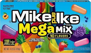 Mike & Ike Mike and Ike Mega Mix, Theater Box, 4.25 Oz 